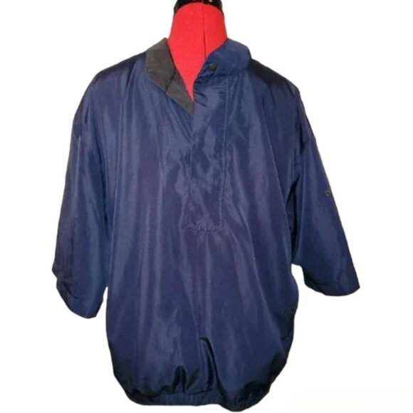 Footjoy Dryjoys Windbreaker Short Sleeve T-Shirt Jacket Size Medium - Picture 1 of 8